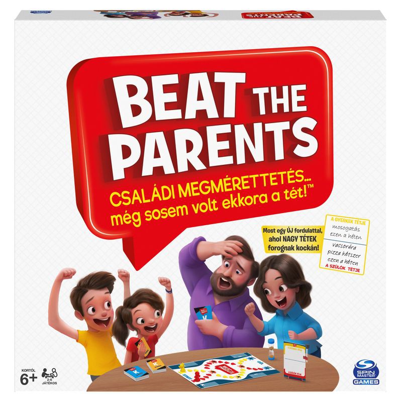 Spin Master Games társasjáték Beat the Parents - magyar verzió