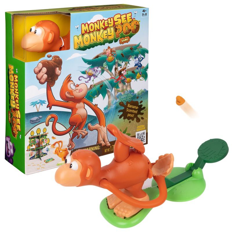 Spin Master Játékok Ügyességi játék Monkey See Monkey Poo