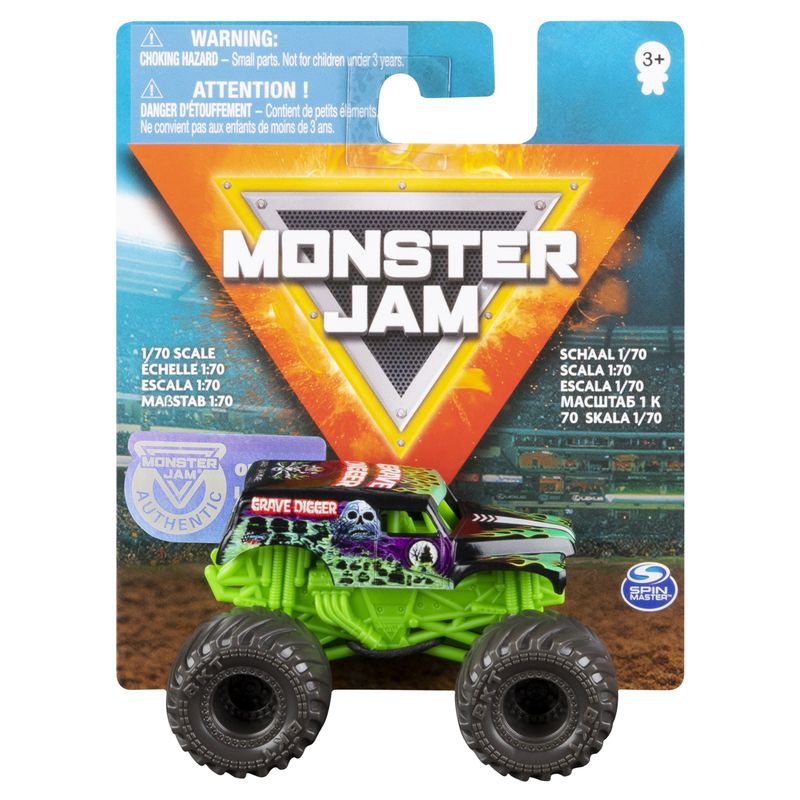 Monster Jam Series 1 Grave Digger műanyag gyűjthető autó