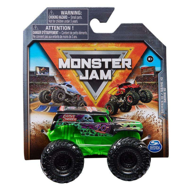 Monster Jam Series 10 Grave Digger műanyag gyűjthető autó