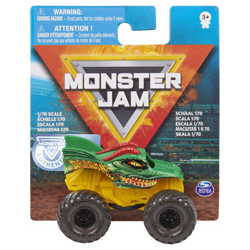 Monster Jam műanyag gyűjtőautó sorozat 2 Dragon