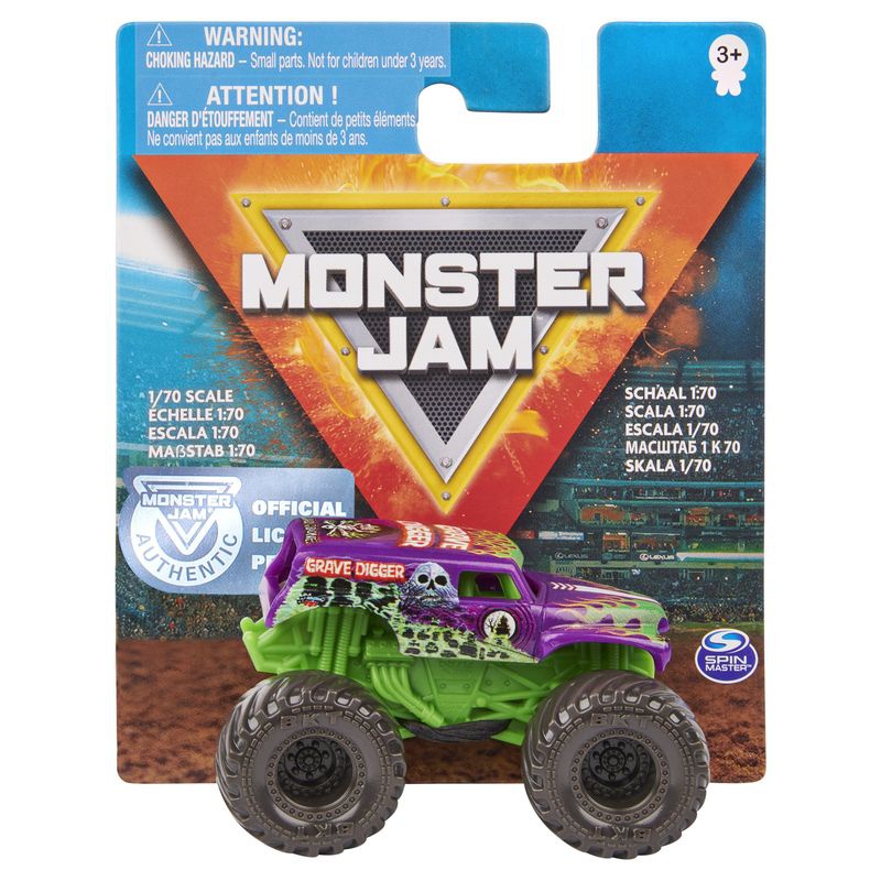Monster Jam Series 2 Grave Digger műanyag gyűjthető autó