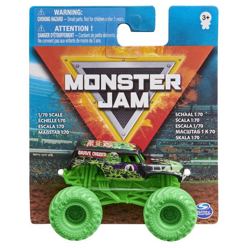 Monster Jam Series 5 Grave Digger műanyag gyűjthető autó