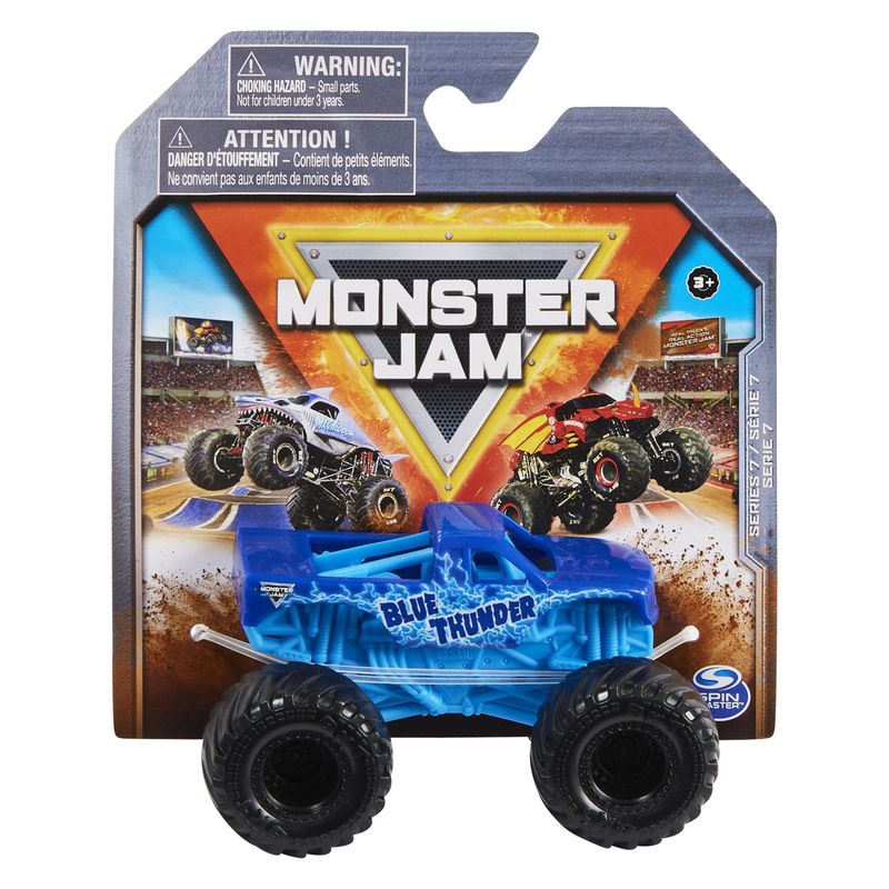 Monster Jam Series 7 Blue Thunder műanyag gyűjthető autó