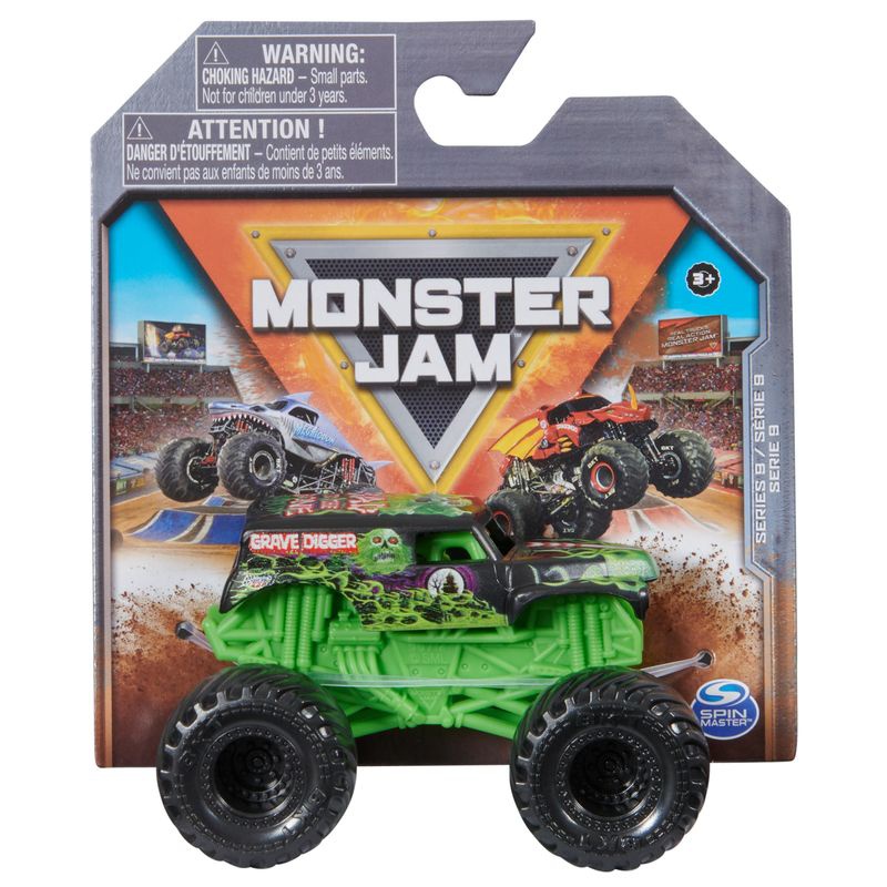 Monster Jam Series 9 Grave Digger műanyag gyűjthető autó